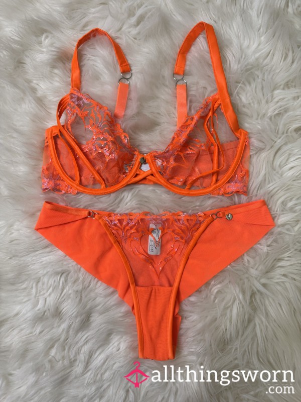 Orange Lingerie Set VAMPS