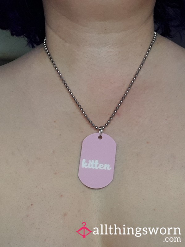 Pendant For Your Slave, Sl*t, Kitten, Baby Girl, Princess, Pet, Toy, Kitten, Sub, Submissive