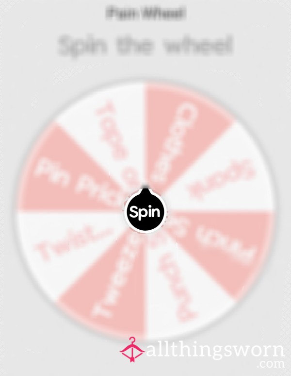 Pain Wheel [DM Before Purchase]