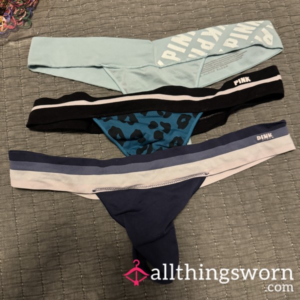 Panty Drawer Clean Out VS/PINK Thongs