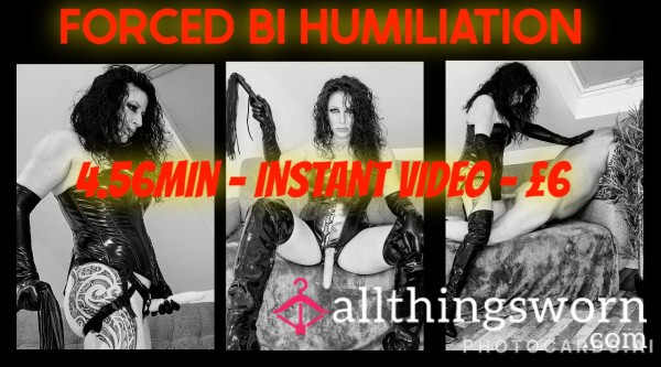 Pegging Humiliation Video - Forced Bi -  4.56min