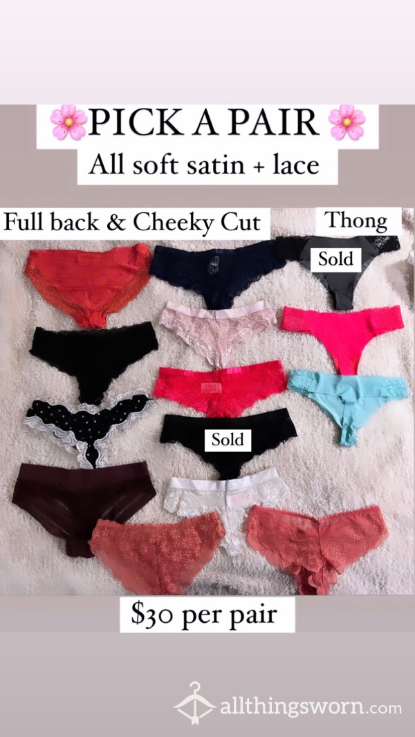 Pick A Pair - Everyday Panties Edition 🌸