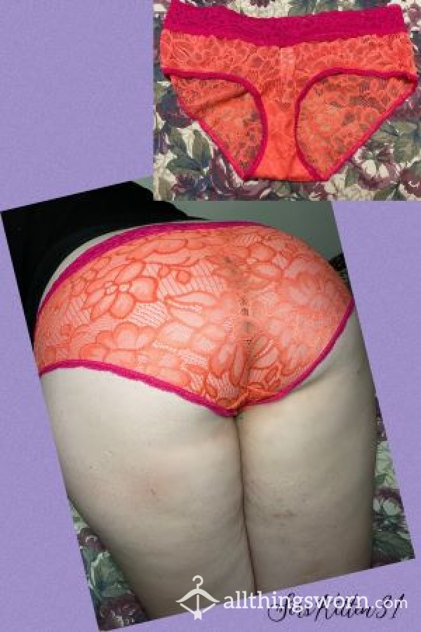 Pink And Orange Panties