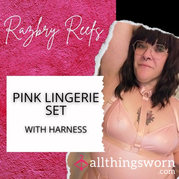 Pink Lingerie With Harness