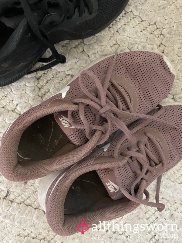 Pink Nike Sneakers 3yo No Socks Worn