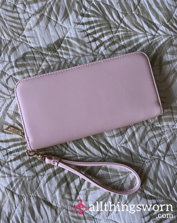 Pink Rectangular Wallet