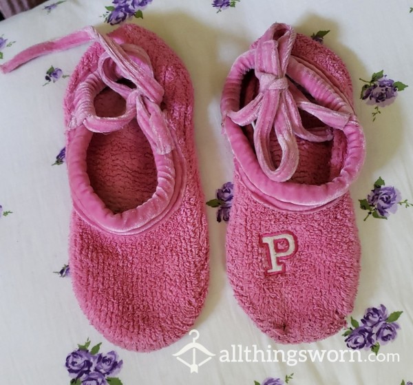 Pink Victoria's Secret Slippers