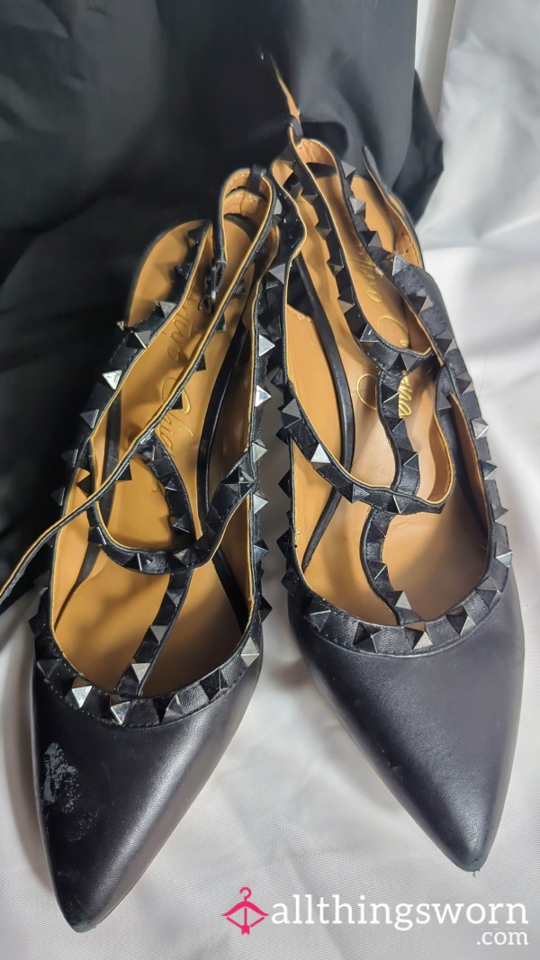 Pointy Goth Heels