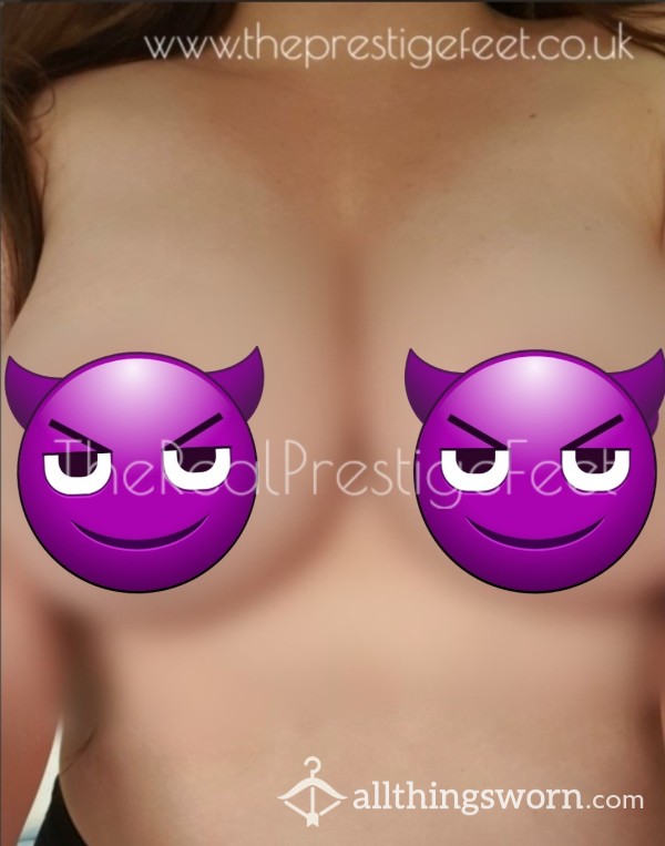 Prepare To Drool Over My Pierced 38DD T*ts - 8 Uncensored Photos - £4.00