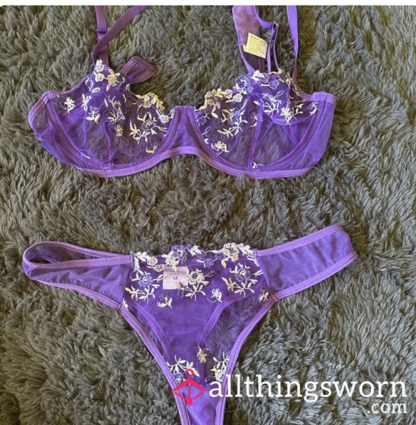 Purple Lace Set