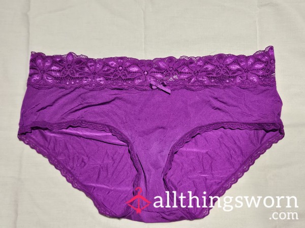 Purple Silky Panties