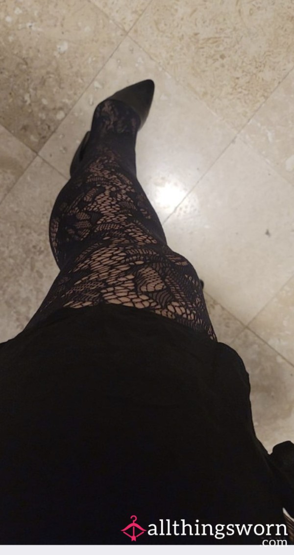 Pu**y & Feet Scented Fishnets