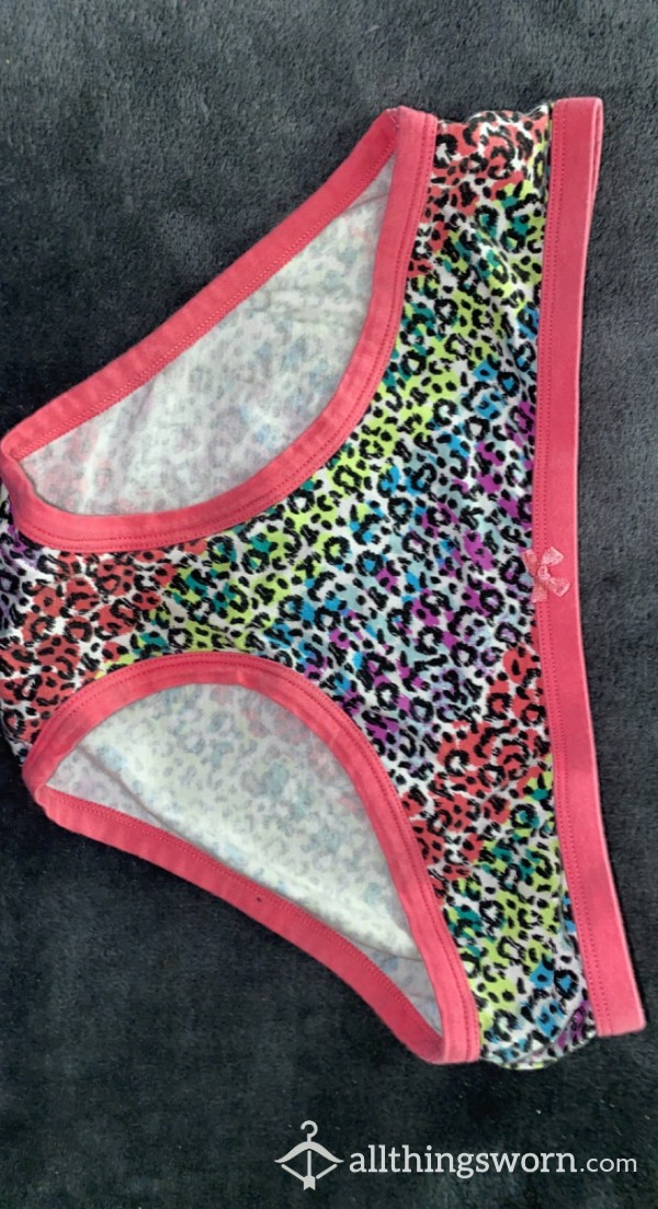 Rainbow Cheetah Print Panties