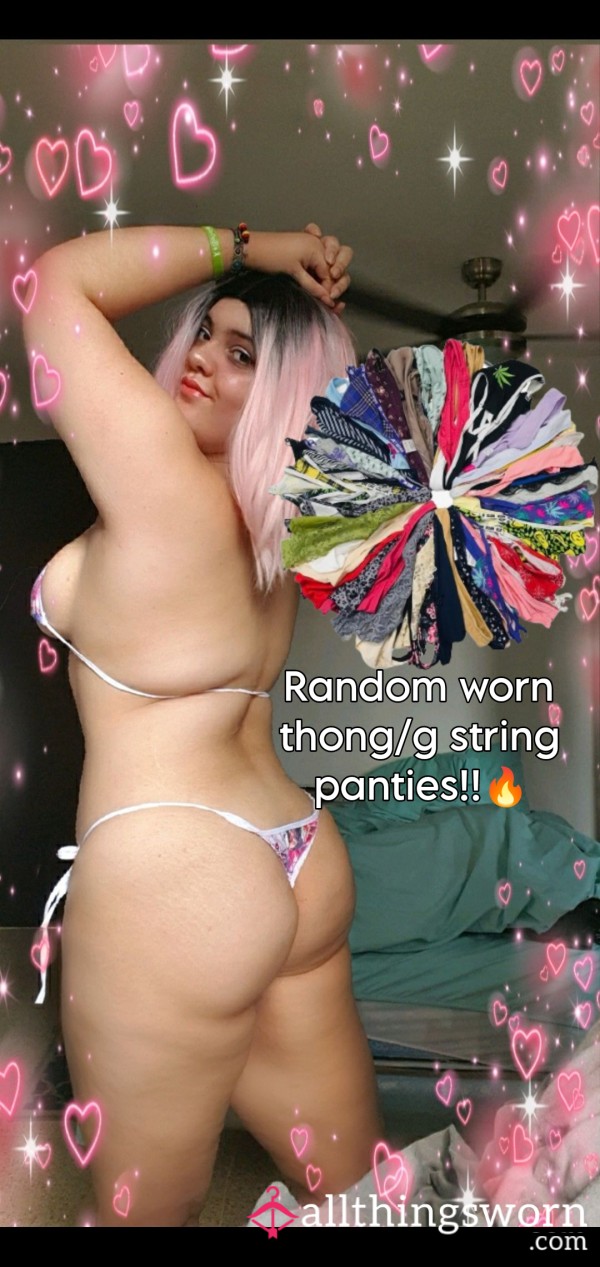 Random Worn Thong/G String Surprise!