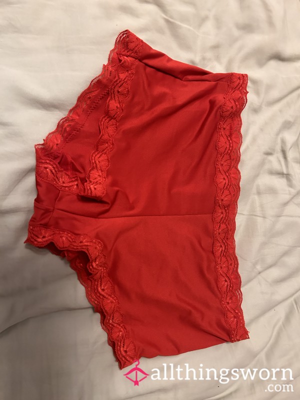 Red Boyshorts Panties