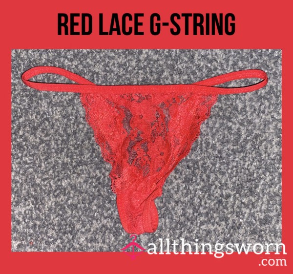 Red Lace G-string🌹