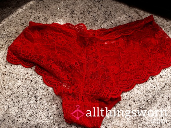 Red Lace Panties