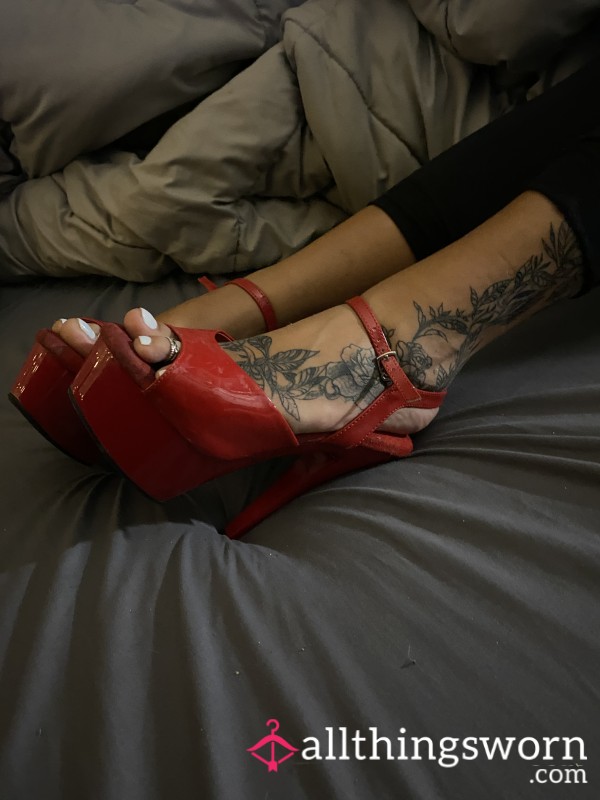 Red Pleaser Stripper Heels