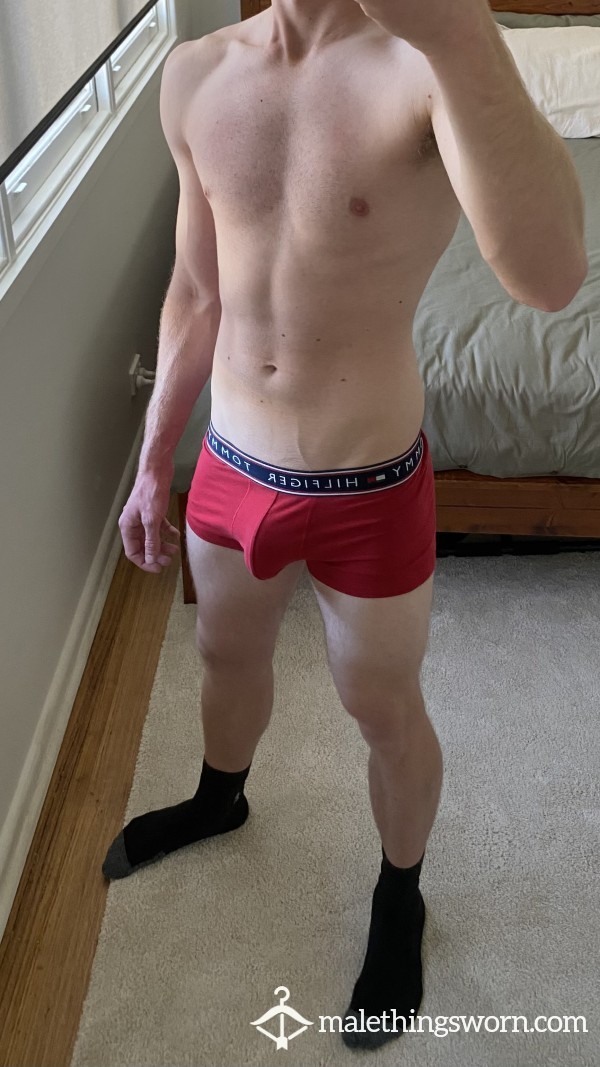 Red Tommy Hilfiger Trunks