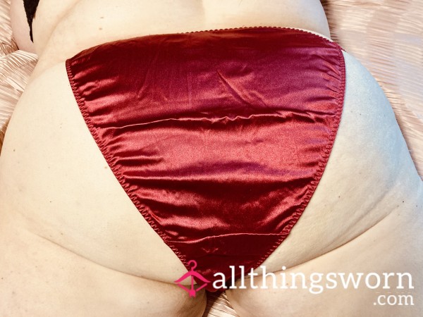 Red❤️Red❤️RED Bikini Cuts ❤️ Full Back ❤️Shiny