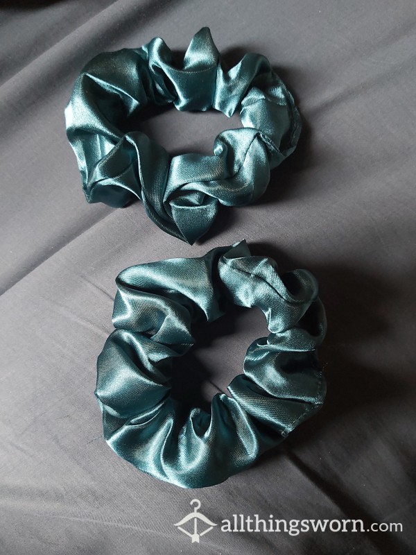 ***SOLD*** - Saliva Satin Scrunchie