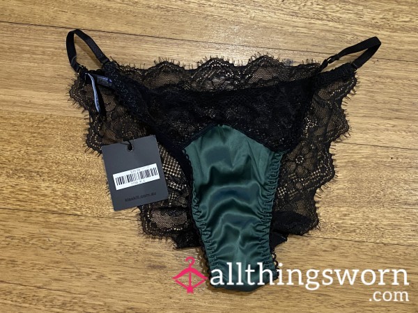 Satin And Lace G String BNWT Ready To Get Messy