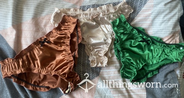 Satin Full Back Panties🔥| £15 Each| 24hrs Wear🤩