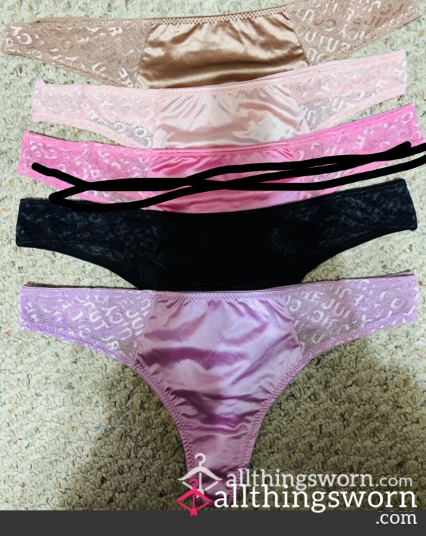 Satin Thong Comes With Up To Seven Day Wear Pick Your Pair 32 Shipped