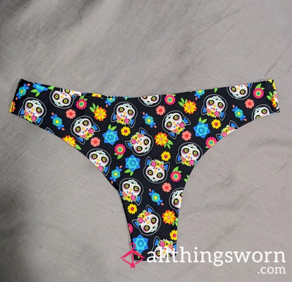 Seamless Sugar Kitty Skull Panties 💖 💀