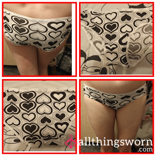 S**y Black And White Knickers