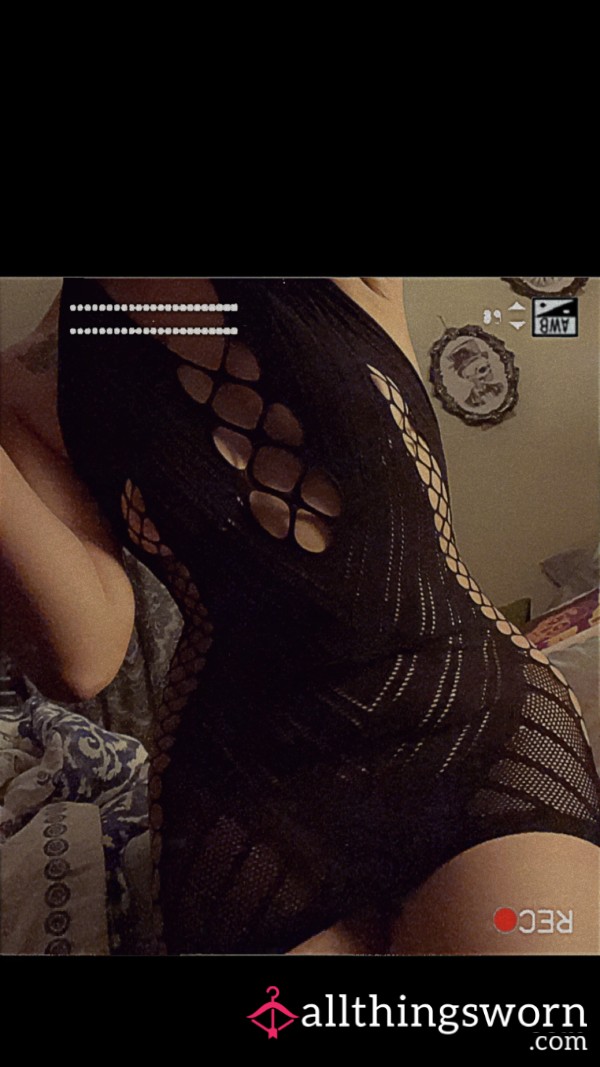 Sexy Black Bodysuit Shows My Latina Curves