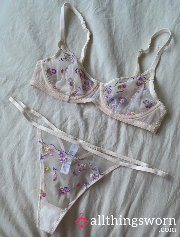 S**y Bra And Thong Set, 48hr Wear 💐