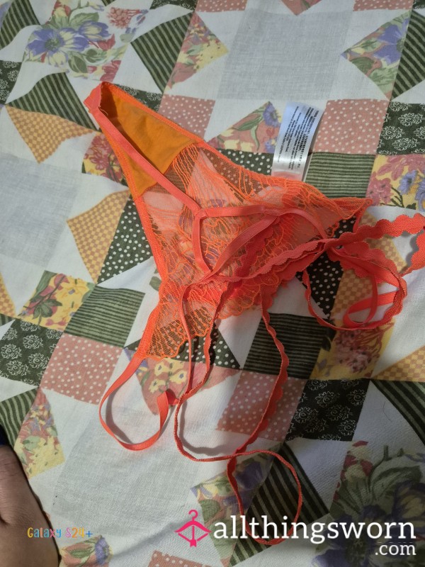 S**y Neon Orange G String Ann Summers