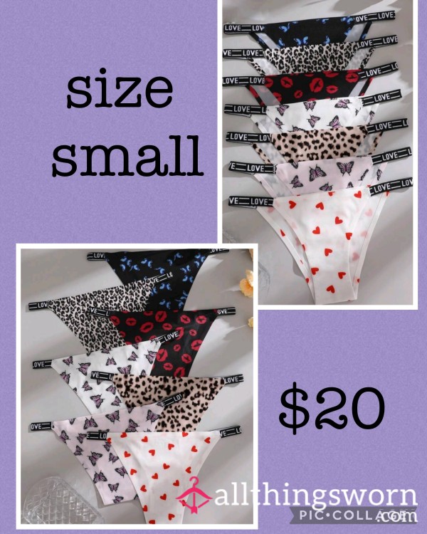 S**y Printed Panties