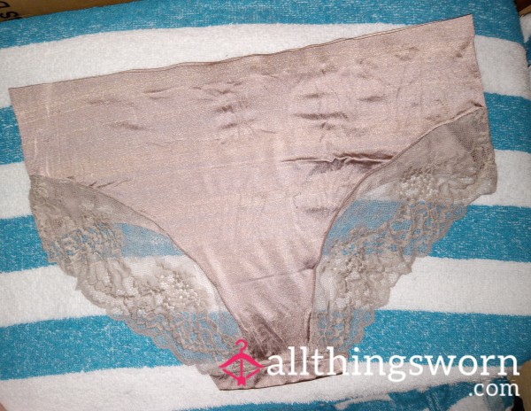 Sexy Silk Seamless Silver Panties