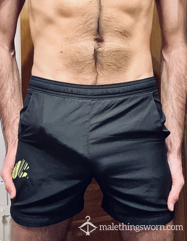 S**Y TIGHT BLACK PUMA SWIM SHORTS (XS)