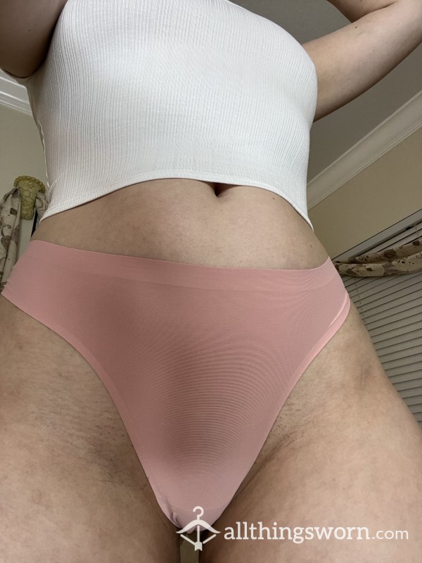 Silky Soft Pink Thong