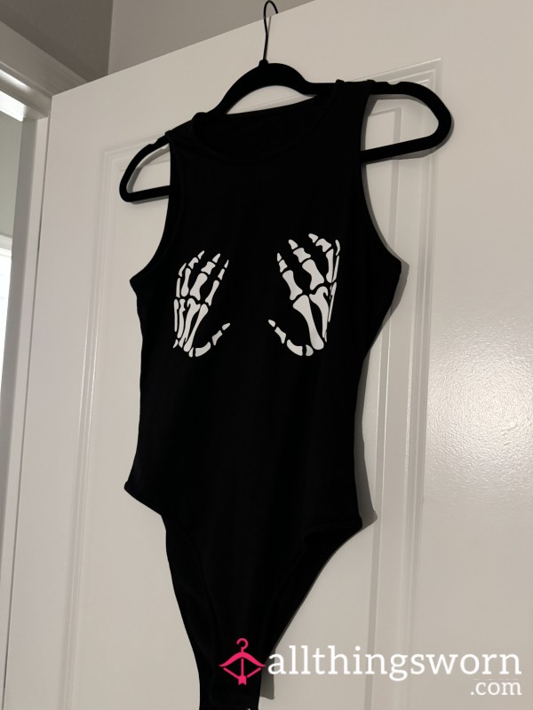 Skeleton Hands Bodysuit