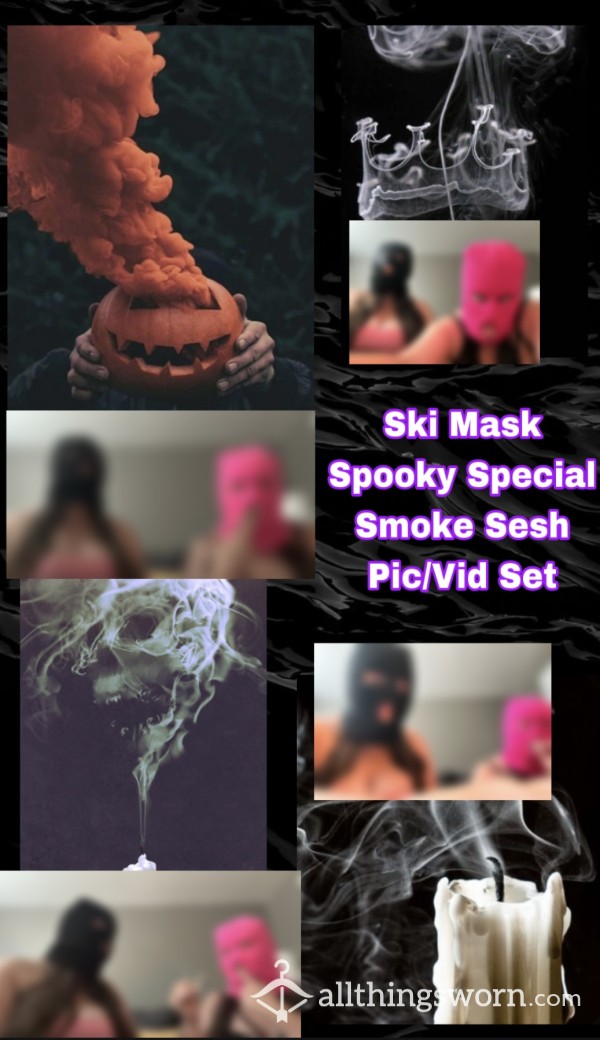 Ski Mask Smoke Sesh ~ SinningSistersxx Sp**ky Special Set