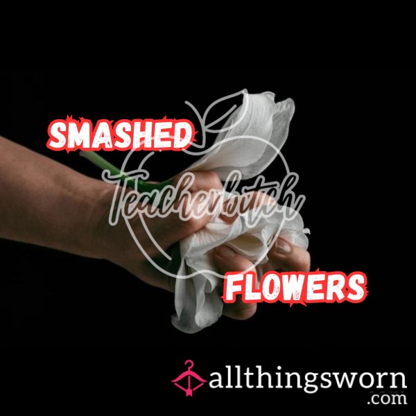 Smashed Flowers | Foot Fet**h Experience