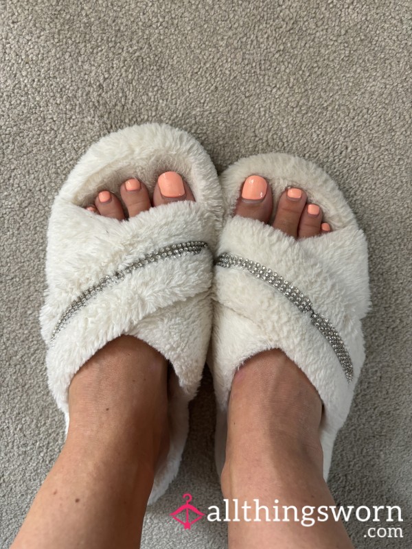 Smelly Open Toe Print Slippers