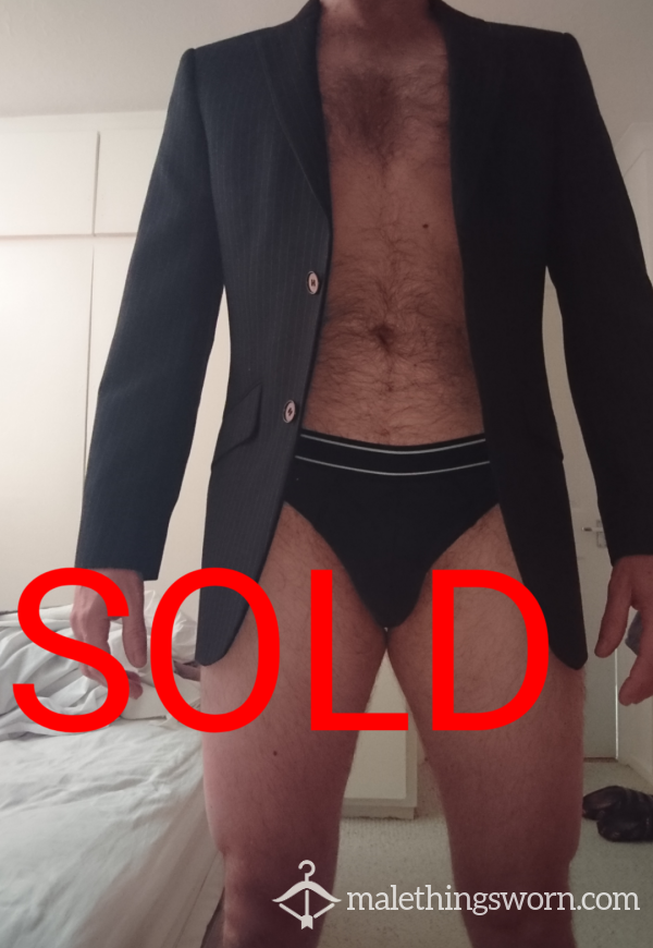 *SOLD* Musky Black Briefs