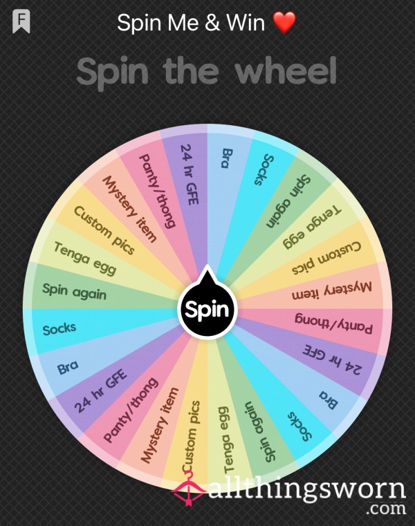 Spin Me & Win ❤️