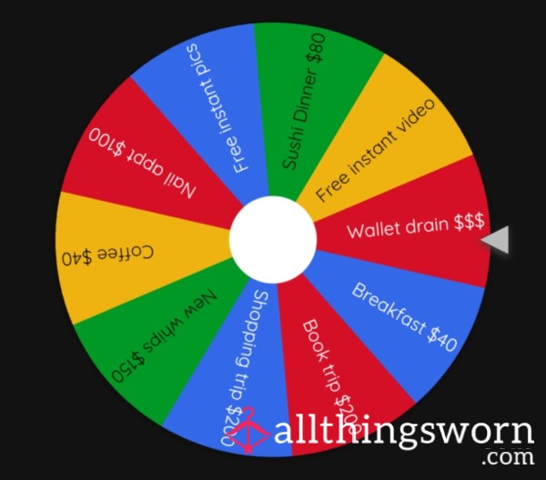 Spin The Wheel & Spoil Me 💋