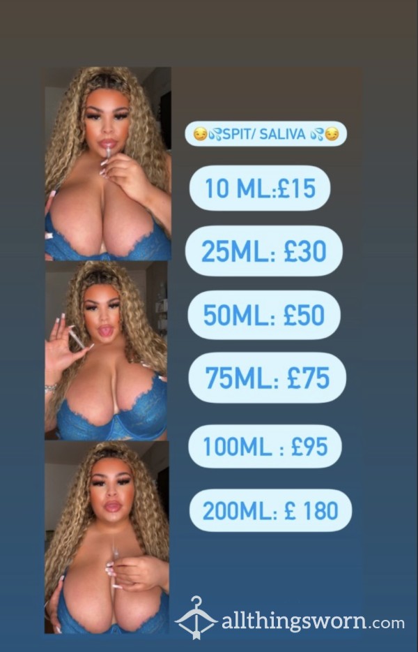 😏💦sp*t/ Saliva Price List💦😏