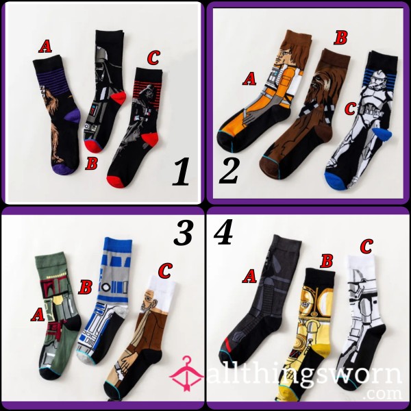 Star Wars Character Socks 🧦