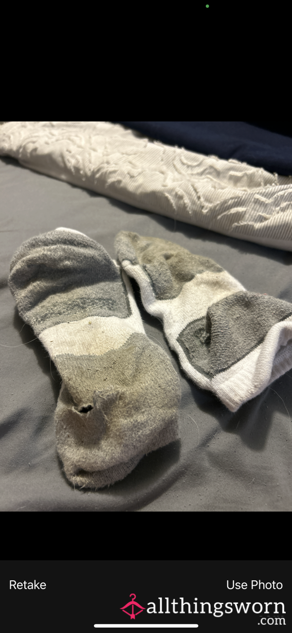 SOLD-Stinky Nurse Worn Gym Socks