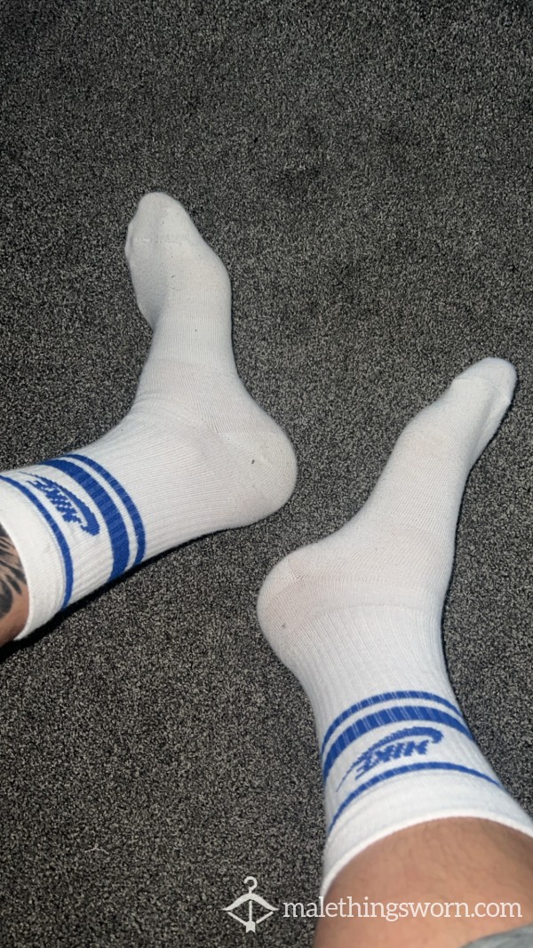 Stinky White Nike Socks