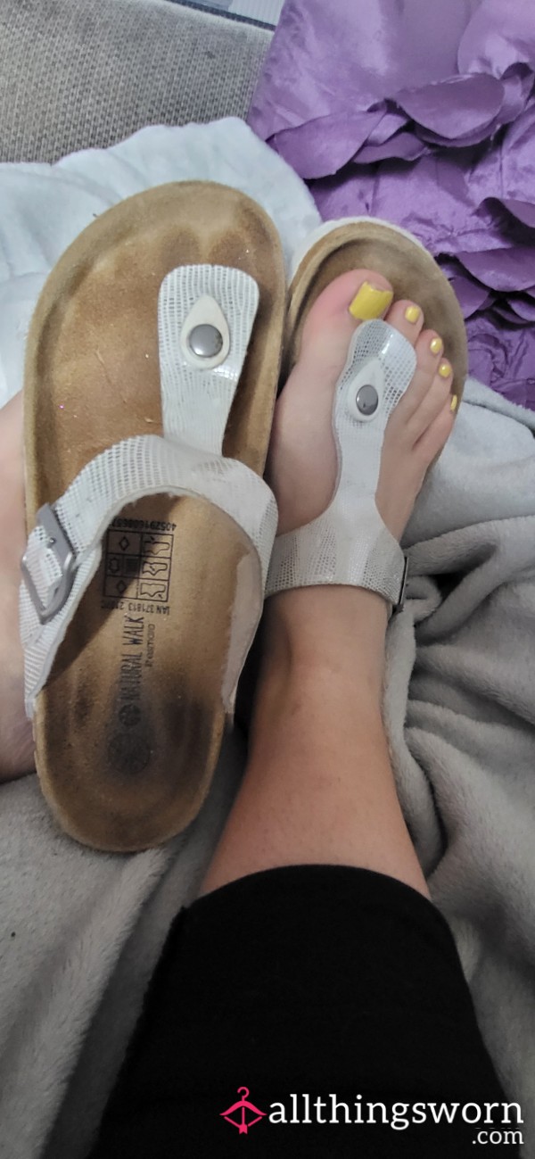 Stinky Worn Sandals