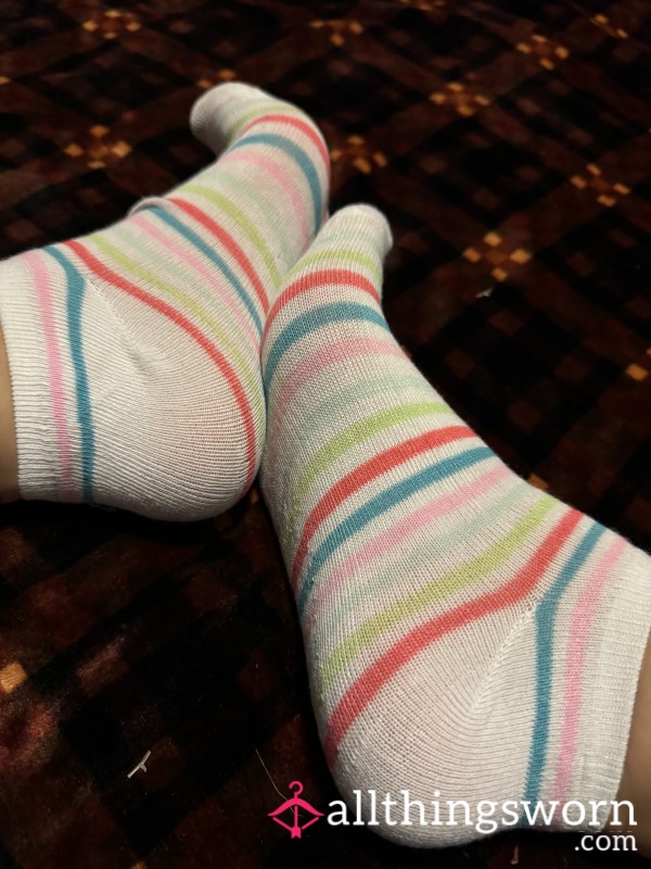 Striped Ankle Socks